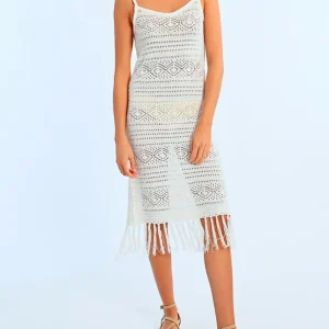 ABITO ALL'UNCINETTO CON FRANGE