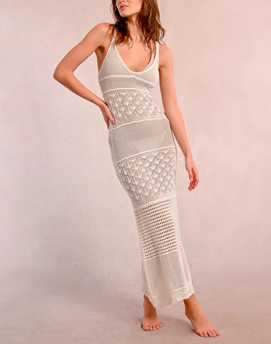 ABITO TRAFORATO CON LAVORAZIONE A FANTASIA