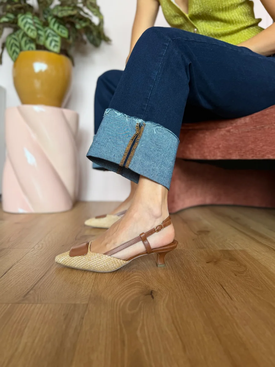 Slingback CLEO cuoio - immagine 4