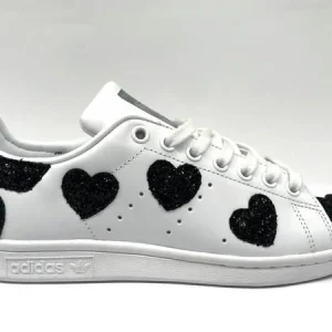 Adidas Stan Smith Cuori Black Glitter