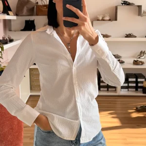 Camicia NO STIRO nido d'ape