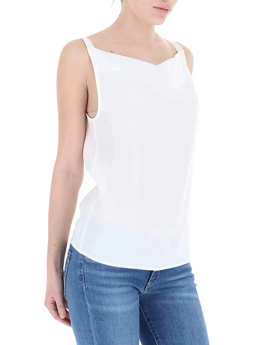 Armani Exchange Top Donna Bianco - immagine 4