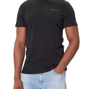 T-SHIRT CON MINI LOGO A CONTRASTO