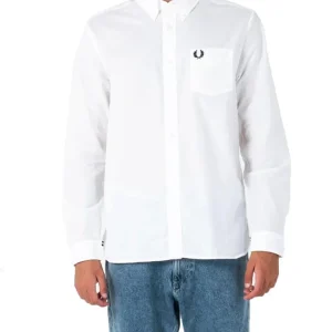 Fred Perry Camicia Uomo Bianco