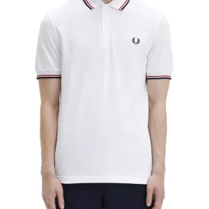 Fred Perry Polo Uomo Bianco