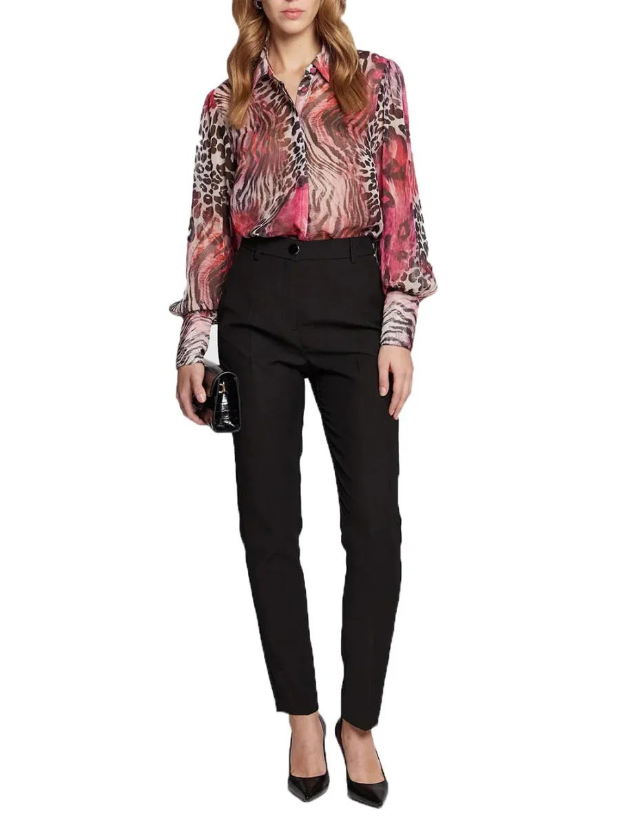 Guess Pantalone Donna Nero - immagine 6