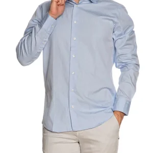 Bastoncino Camicia Uomo B210 Sartoriale Azzurro