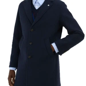 Manuel Ritz Cappotto Uomo Blu
