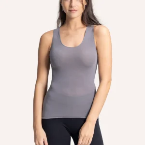 Canotta da Donna Spalla Larga in Modal Ultralight con Cashmere | Tecnologia Seamless senza cuciture | Tinta Unita | Confezione Singola | CASHTOP