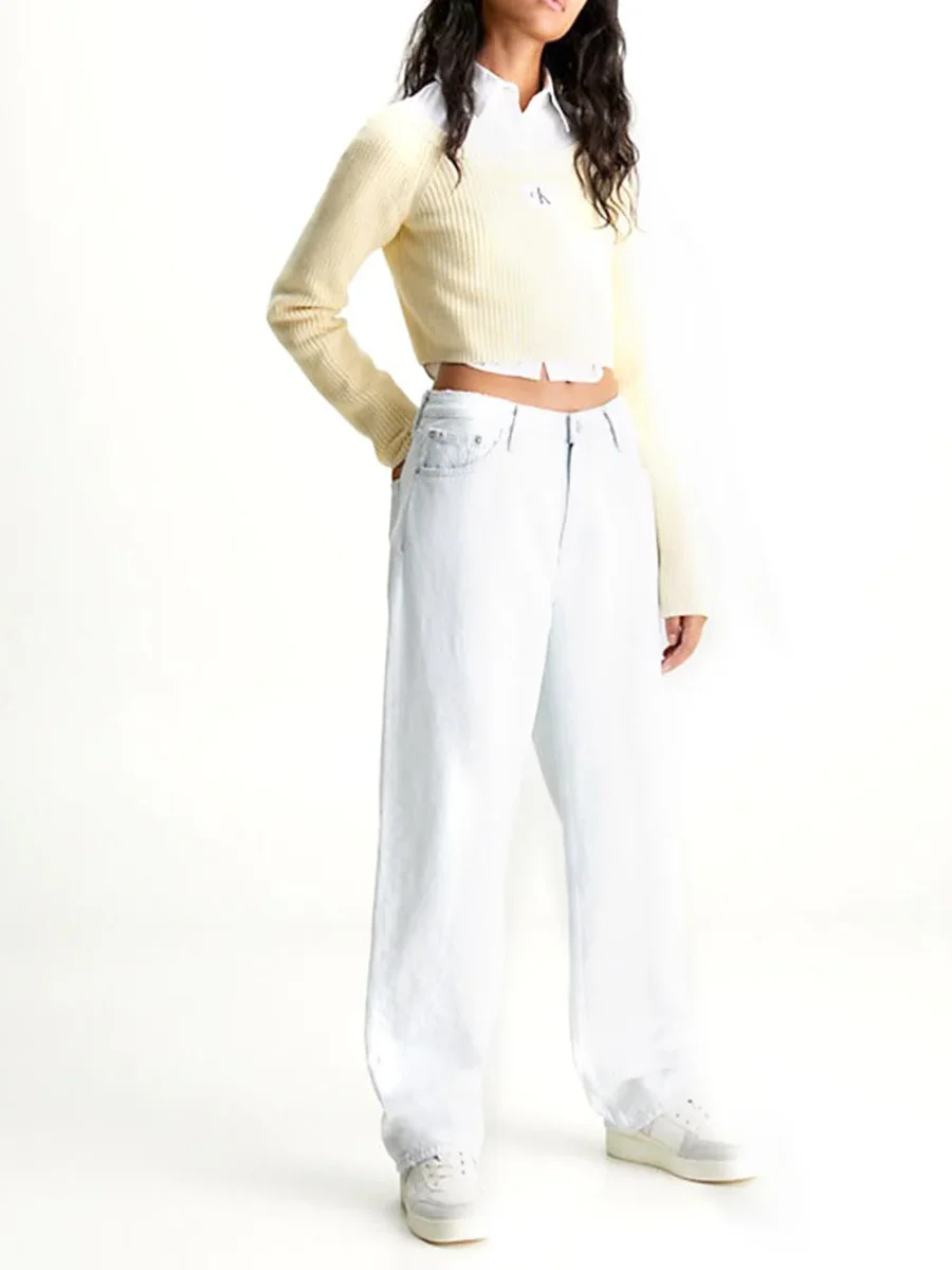 Calvin Klein Pantalone Donna Bianco - immagine 5