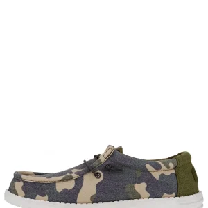 Hey Dude Mocassino Uomo Wally Washed Camo Mimeetico
