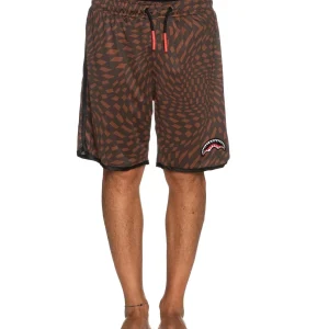 Sprayground Costume Uomo Trippy Swim Sp048 Marrone nero