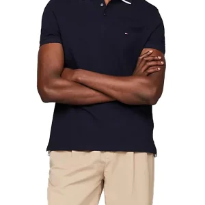 Tommy Hilfiger Polo Uomo Mw0mw34754 Blu