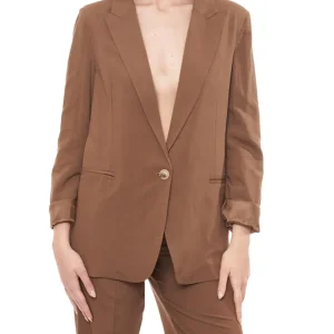 Vicolo Giacca Donna Tb1561 Marrone