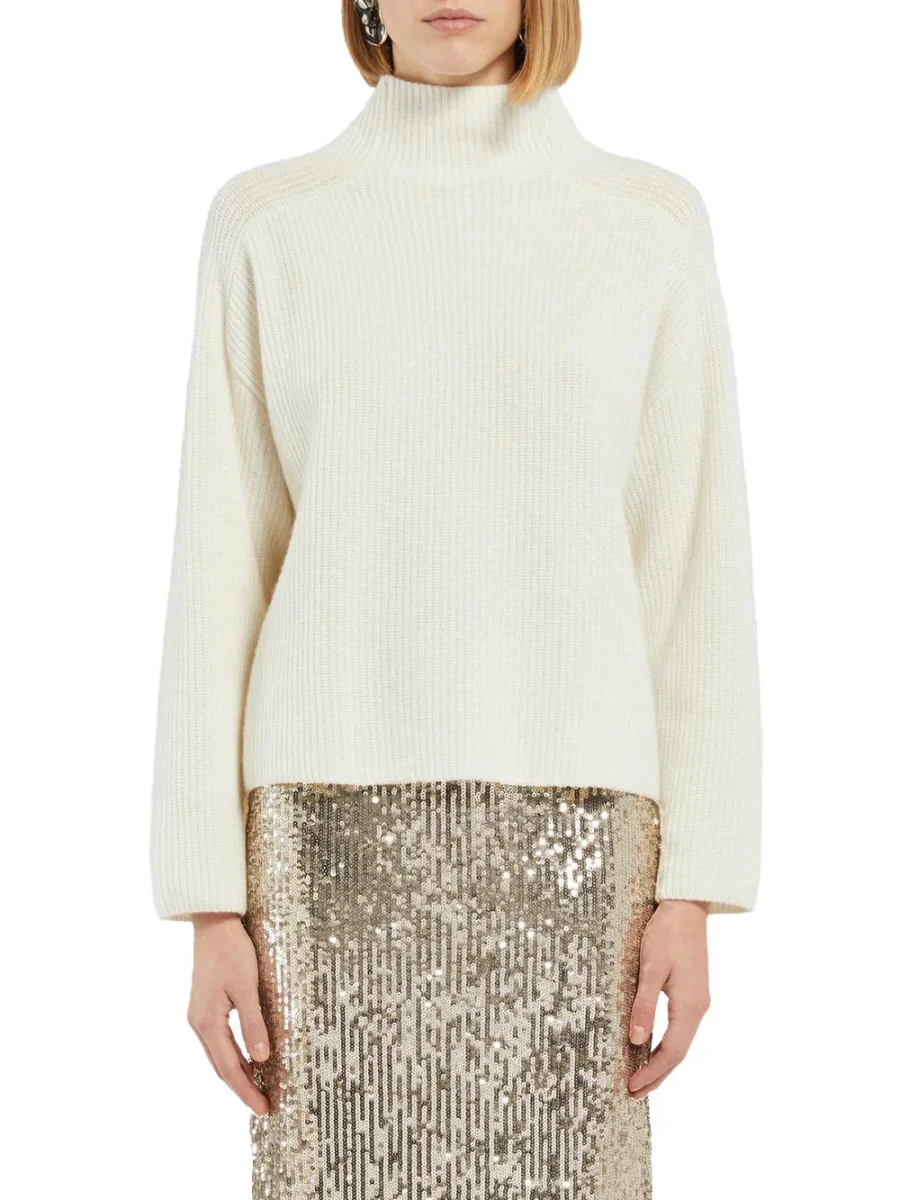 iBlues Maglia Donna Bow Panna - immagine 2