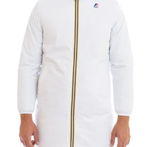 K-Way Giubbino Unisex K3114kw Le Vrai 3.0 Eiffel Orsetto Bianco