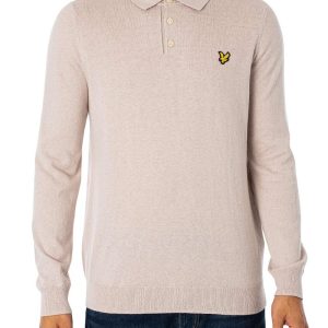 Lyle & Scott Polo Uomo Kn2113v Panna