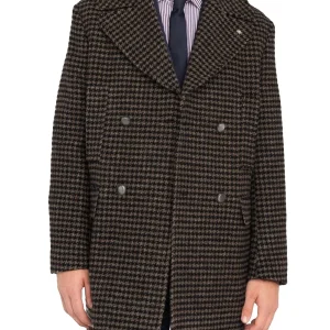 Manuel Ritz Cappotto Uomo 3732c4498y 243640 Nero verde
