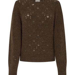 Pepe Jeans Maglia Donna Helen Crew Pl702229 Marrone