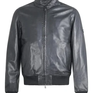 Roy Roger's Giubbino Uomo New Barracuda Man Rru90071 Ck12 Black