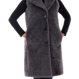 RRD Roberto Ricci Designs Giubbino Donna Ecorazzo Sleeveless Wom Jkt W24516 Grigio melange