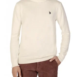 U.S. Polo Assn. Pullover Uomo Jonn Us40173008 0000062 Bianco
