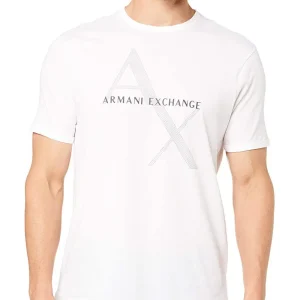 Armani Exchange T-shirt Uomo 8nzt76 Z8h4z Bianco