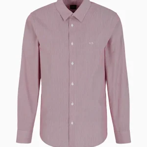 Armani Exchange Camicia Uomo Xm000445 Af13007 Bianco/rosso