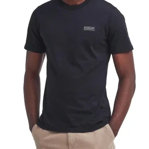 Barbour International T-shirt Uomo Mts0141 Small Logo T-Shirt Blu