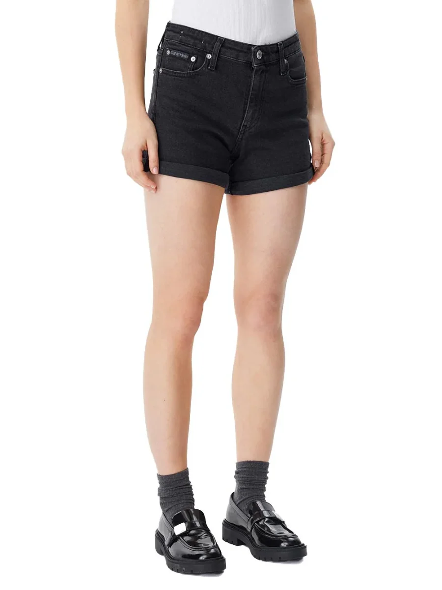 Calvin Klein Short Donna J20j225161 Nero