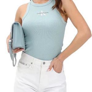Calvin Klein Top Donna J20j225301 Verde
