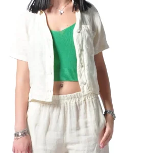 CHORAL Camicia Donna 5cm030733d Burro