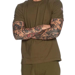 Colmar T-shirt Uomo 7510 6sh Verde militare