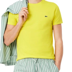 Lacoste T-shirt Uomo Th6709 Giallo