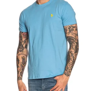 U.S. Polo Assn. T-shirt Uomo Mick Us41154004 Celeste