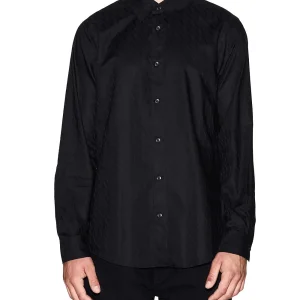Armani Exchange Camicia Uomo Xm001587 Af16631 Nero
