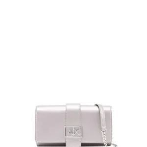 Armani Exchange Portafoglio Donna Xw000358 Af12039 Grigio argento