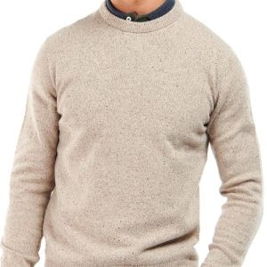 Barbour Pullover Uomo Mkn0844 Beige