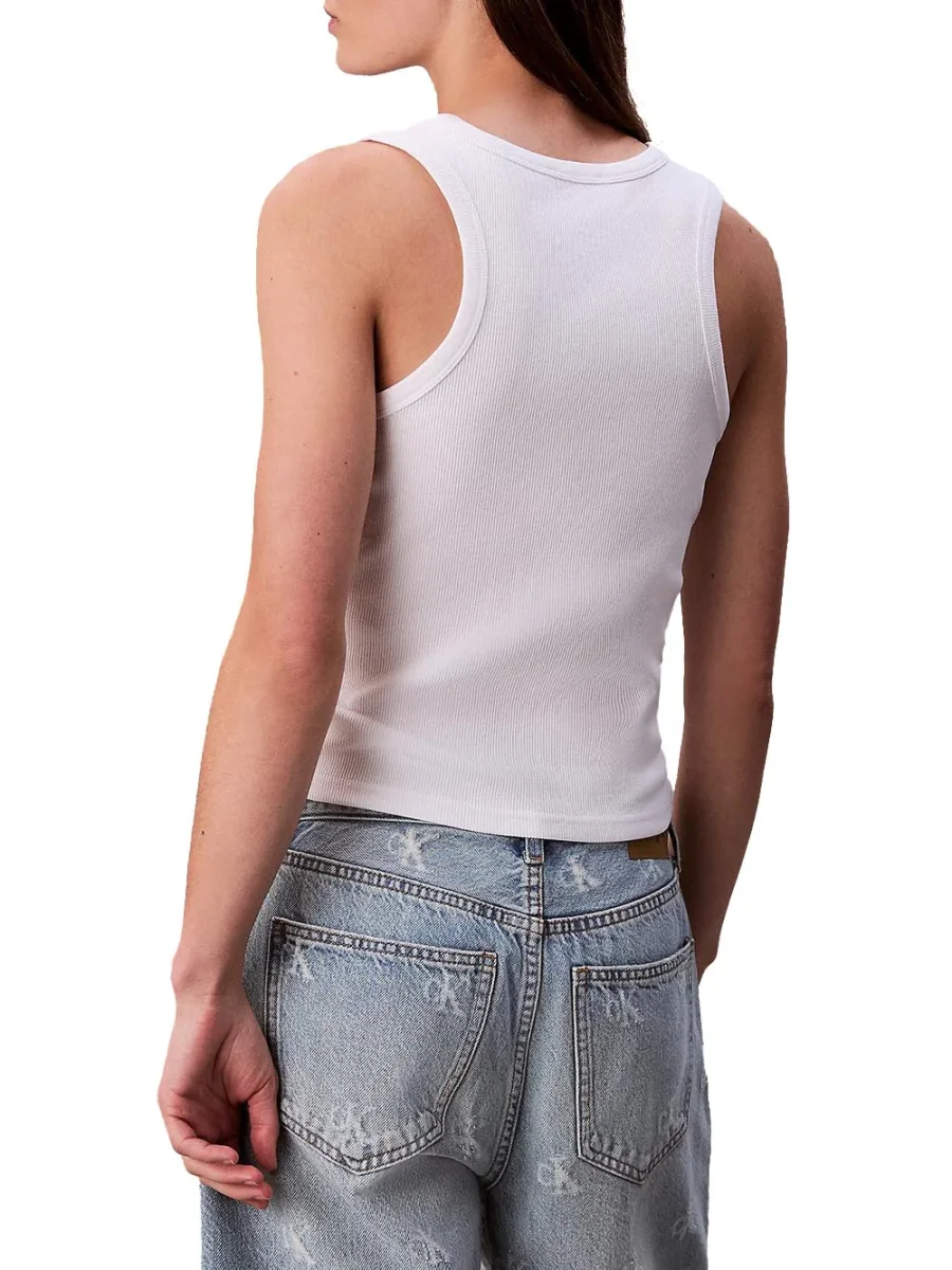 Calvin Klein Top Donna Lv047c201g Bianco - immagine 3