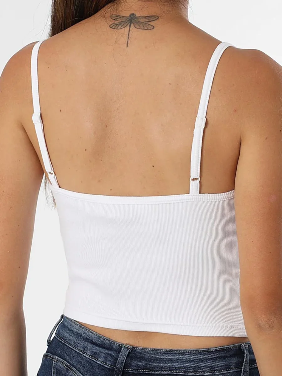 Calvin Klein Top Donna Lv047c908g Bianco - immagine 4