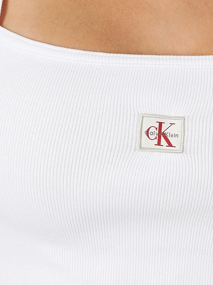 Calvin Klein Top Donna Lv047c908g Bianco - immagine 5