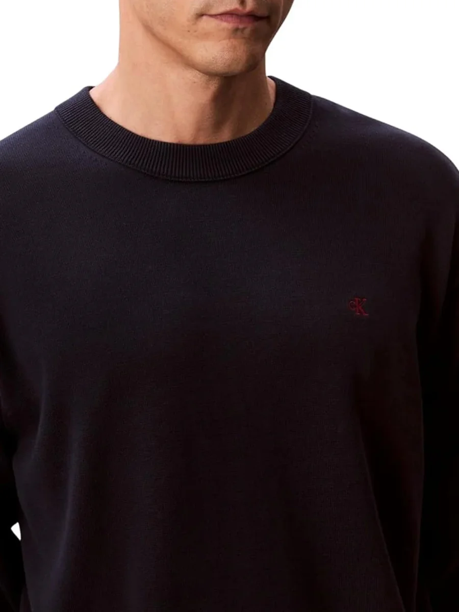 Calvin Klein Maglia Uomo Lv04rc309g Blu - immagine 4