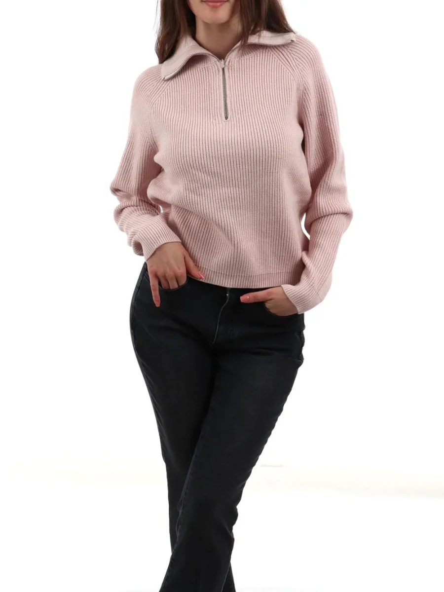 CHORAL Maglia Donna Sli5ml026134d Rosa cipria - immagine 2