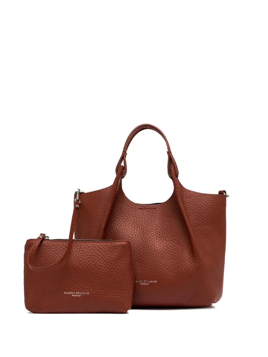 Gianni Chiarini Borsa a Spalla Donna Bs 9719 Rngdbl Bordeaux/Testa di moro - immagine 6