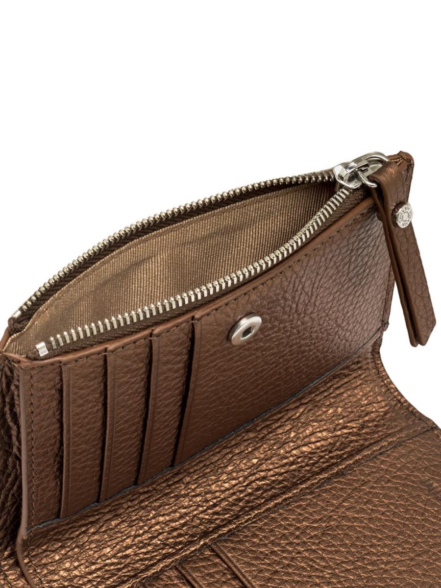 Gianni Chiarini Portafoglio Donna Pf 6003 Grn lm Rame - immagine 6