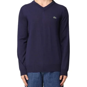 Lacoste Pullover Uomo Ah3221 Blu