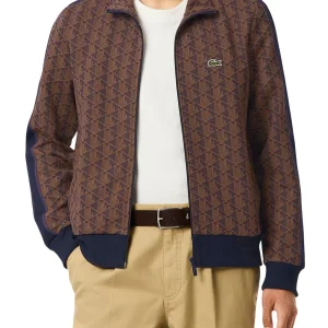 Lacoste Felpa Uomo Sh1368 Marrone