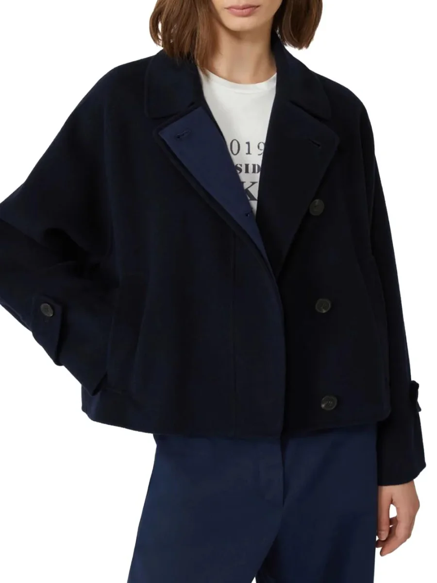 Max Mara Weekend Cappotto Donna 2525086031 Blue - immagine 4