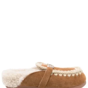 WINTER BIO SLIDE - LOGO Mou Ciabatta Donna Mu.fw431000a Cognac