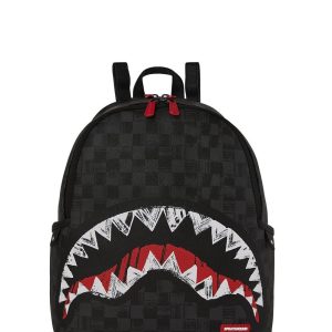 scribble shark savage backpack Sprayground Zaino Unisex 910b8226nsz Nero
